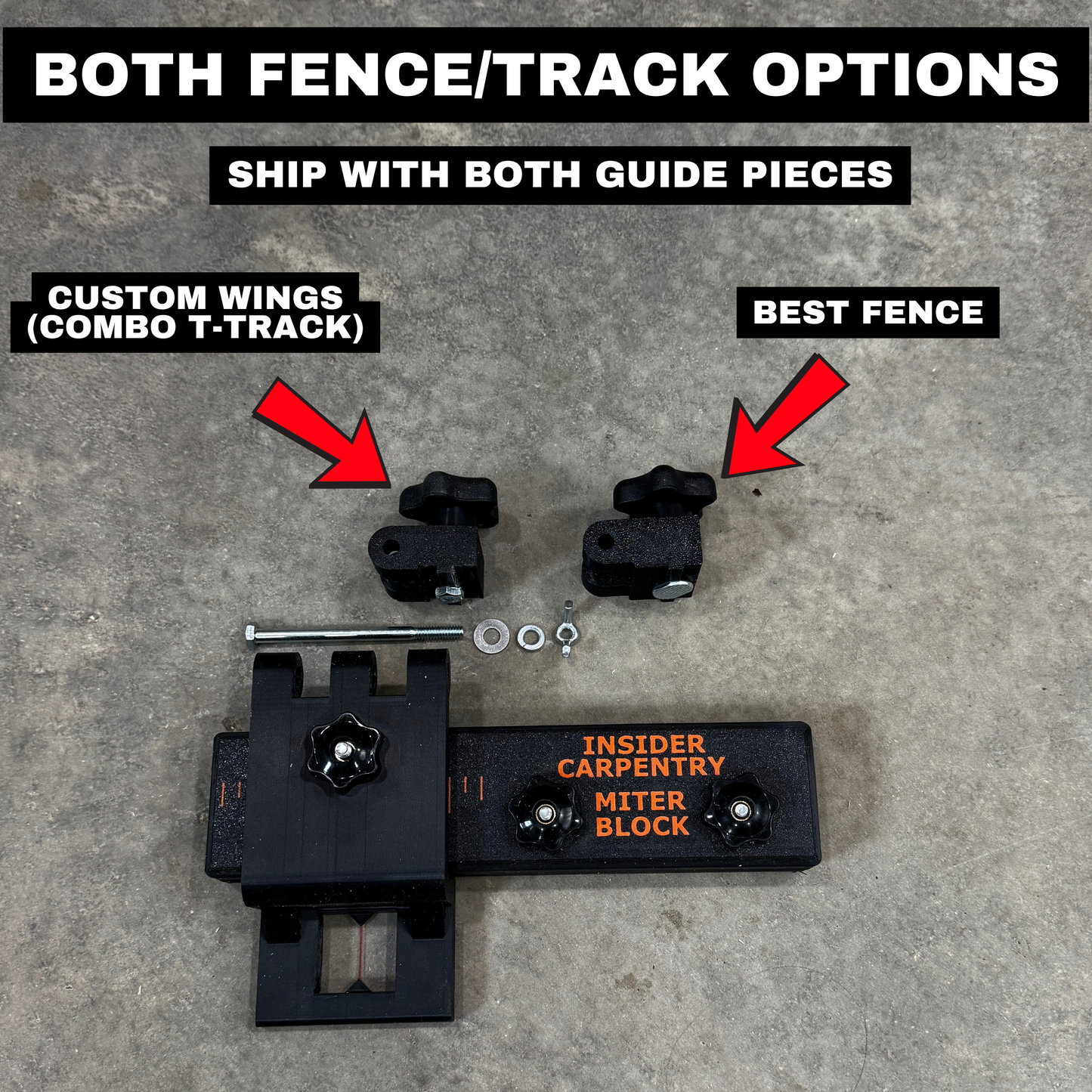 MITER BLOCK - INSIDER CARPENTRY OFFSET STOPBLOCK
