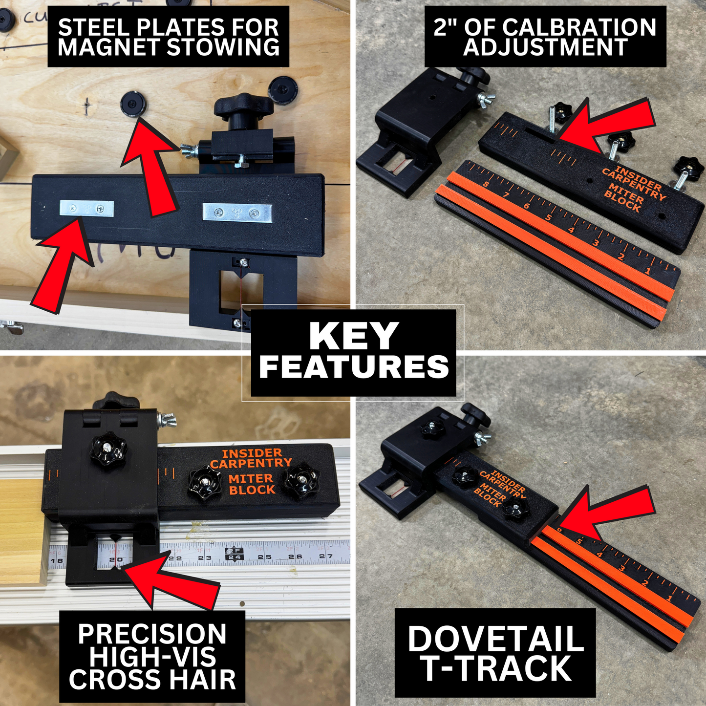 MITER BLOCK - INSIDER CARPENTRY OFFSET STOPBLOCK